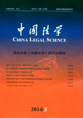《中国法学》双月刊征稿